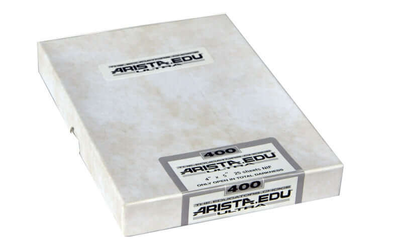 Arista edu ultra 400 sheet notebook with a white textured cover and black printed branding.