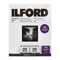 Ilford photographic paper pack featuring 25 sheets of glossy hp5 plus and ilford multigrade rc deluxe in a value pack.