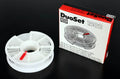 White plastic spool with red central tab for tank system 1500