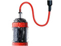 Red and black jibo multitank 3000 chemical pump with a flexible red hose.