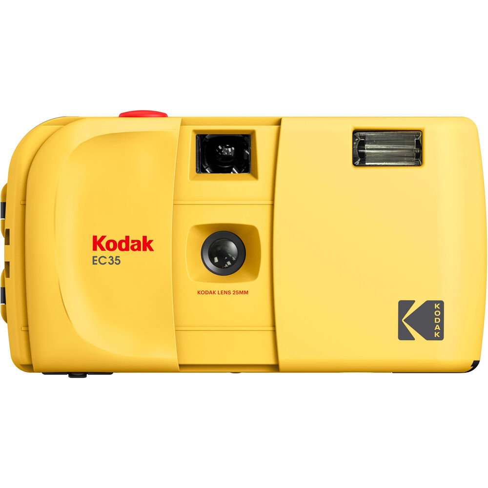 Kodak EC35 35mm film camera Butter Yellow