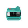 Polaroid Go Generation 3 instant film camera in teal with a red shutter button and black accents for instant photography